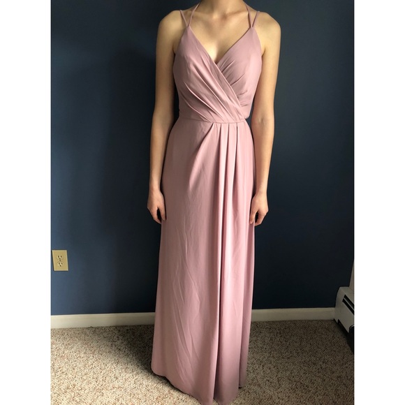 wrap dress david's bridal